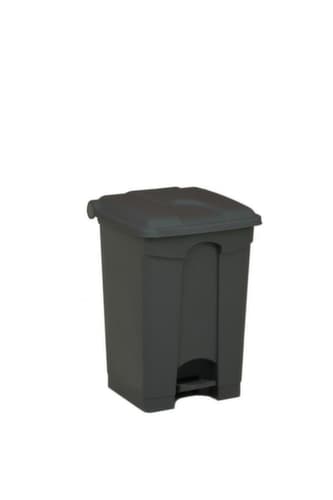 Tretabfallbehälter, 45 l, grau, Deckel grau