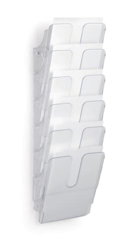 Durable Wandprospekthalter FLEXIPLUS für DIN A4, 6 Ablagen