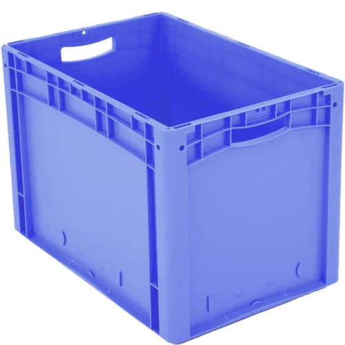 Euronorm-Stapelbehälter Ergonomic, blau, Inhalt 82 l