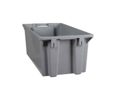 Drehstapelbehälter, grau, Inhalt 70 l