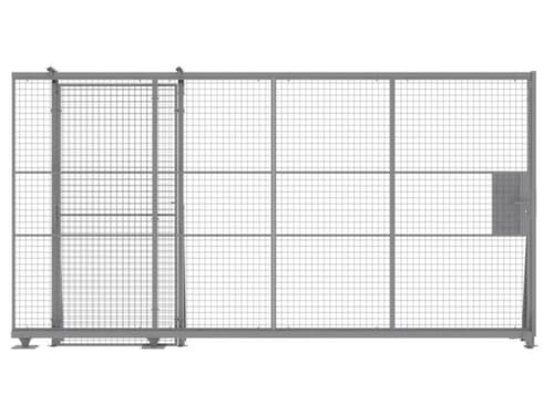 TROAX Schiebetür für Trennwandsystem, Breite 1900 mm