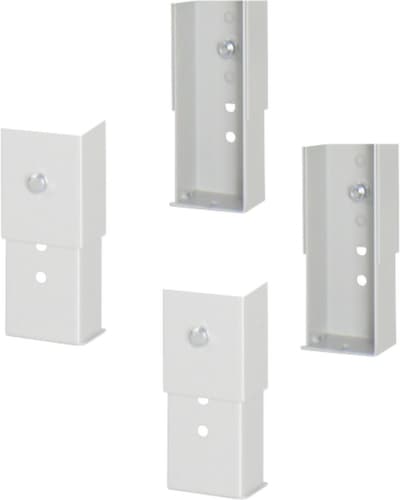 RAU Höhenverstellbare Werkbank Serie 7000, 4 Schubladen, RAL7035 Lichtgrau/RAL5010 Enzianblau