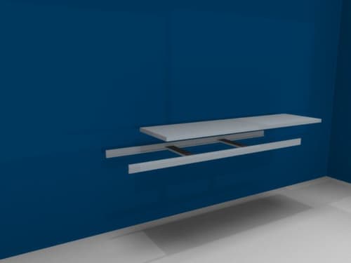 hofe Fachboden für Weitspannregal, Breite x Tiefe 2250 x 600 mm
