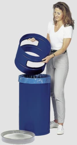 VAR Kombiascher H 100, RAL5010 Enzianblau