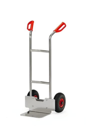 fetra Alu-Kistenkarre, Traglast 150 kg, Luft-Bereifung