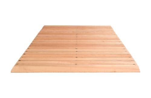 Miltex Holzlaufrost Yoga Holzrost Meterware, Breite 1200 mm