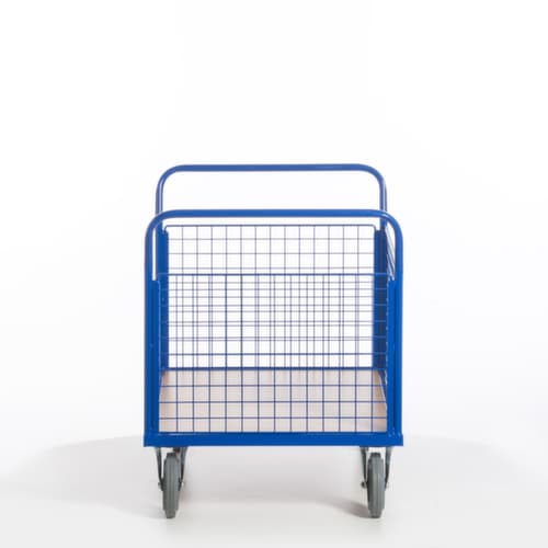 Rollcart Gitter-Dreiwandwagen, Traglast 500 kg, Ladefläche 1200 x 780 mm