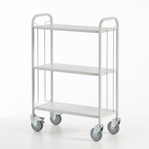 Rollcart Bürowagen, Traglast 150 kg, 3 Etagen