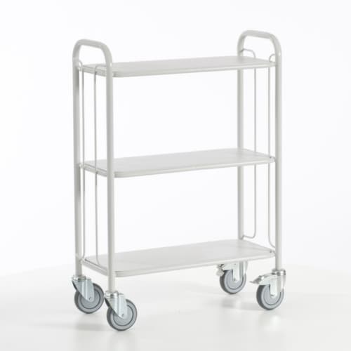 Rollcart Bürowagen, Traglast 150 kg, 3 Etagen