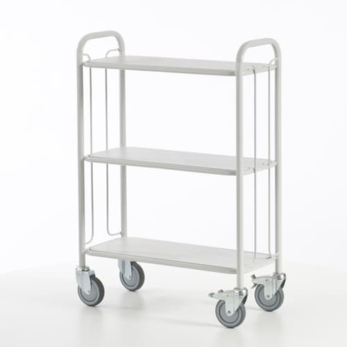 Rollcart Bürowagen, Traglast 150 kg, 3 Etagen