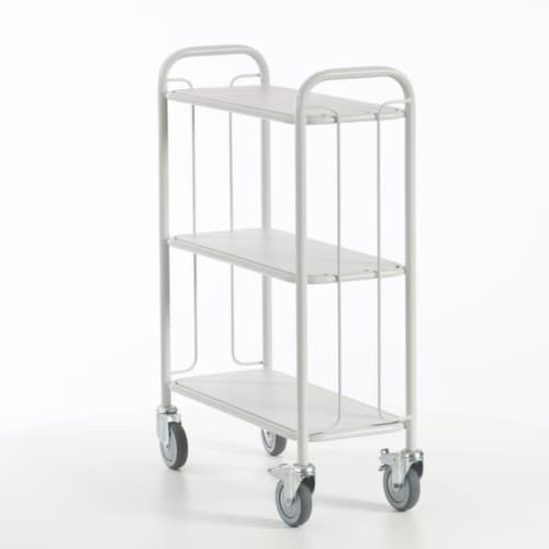 Rollcart Bürowagen, Traglast 150 kg, 3 Etagen