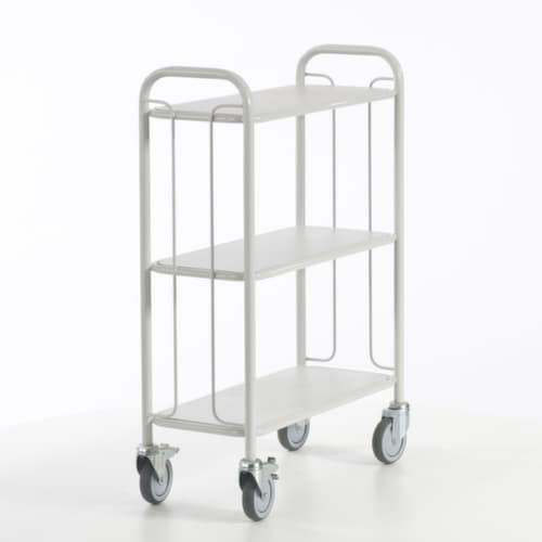 Rollcart Bürowagen, Traglast 150 kg, 3 Etagen