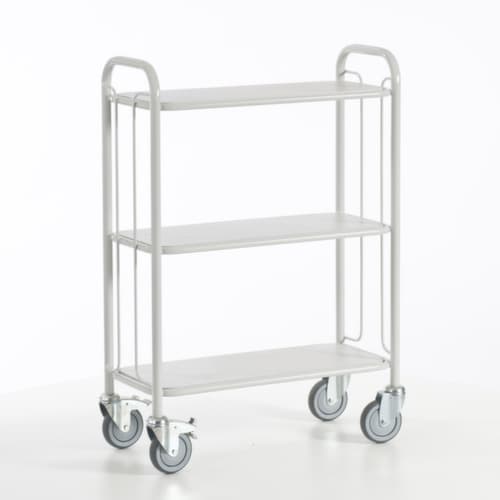 Rollcart Bürowagen, Traglast 150 kg, 3 Etagen
