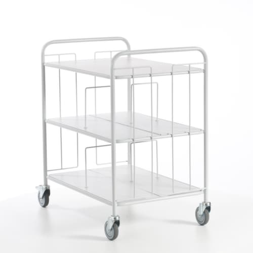 Rollcart Bürowagen, Traglast 150 kg, 3 Etagen