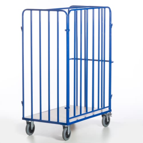 Rollcart Paketwagen mit Stahlrohrwänden