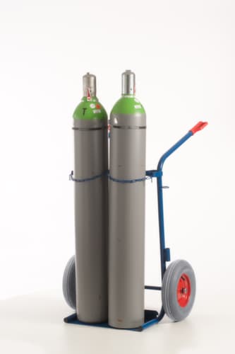 Rollcart Flaschenkarre, für 2x40/50 l Flasche, Luft-Bereifung