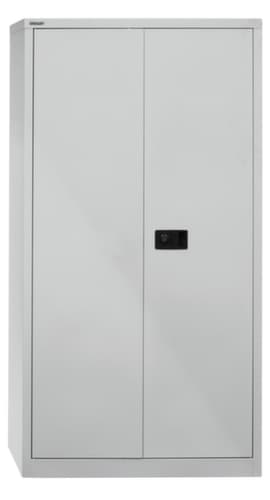 Bisley Aktenschrank Universal, 4 Ordnerhöhen, lichtgrau/lichtgrau