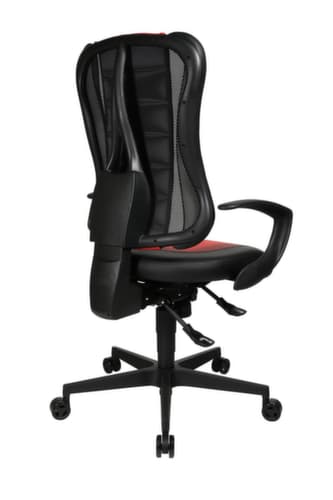 Topstar Bürodrehstuhl Sitness Racer RS mit AL "Q3" mit 3D-Sitzfläche, schwarz/rot
