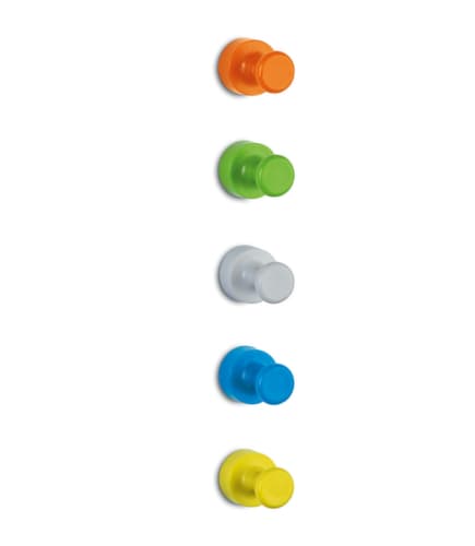 MAUL Kegelmagnet, farblich sortiert, Höhe x Ø 16 x 12 mm
