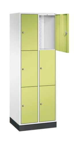 C+P Schließfachschrank Intro, 6 Fächer