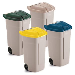 Rubbermaid Mülltonne mit 100 l Inhalt