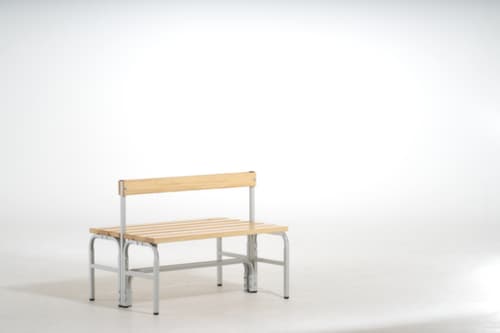 Sypro Umkleidebank mit Holzleisten