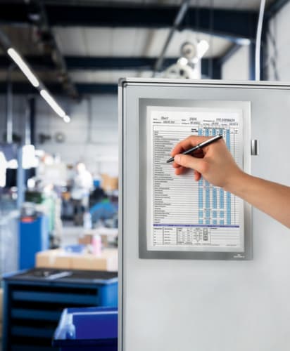 Durable Magnetrahmen DURAFRAME® MAGNETIC NOTE, DIN A4, Rückseite magnetisch