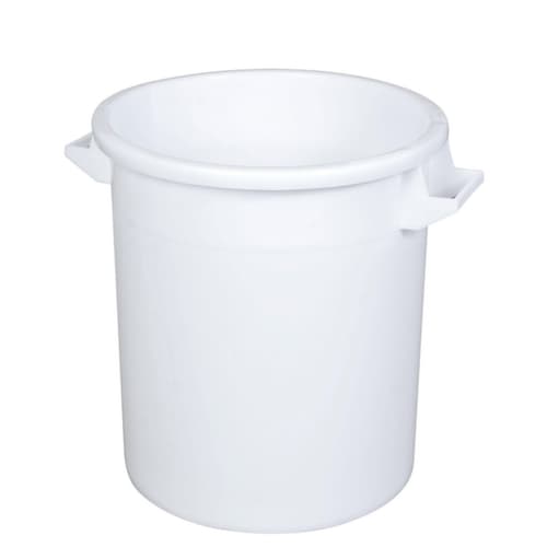Tonne spülmaschinenfest, weiß, 50 l, rund
