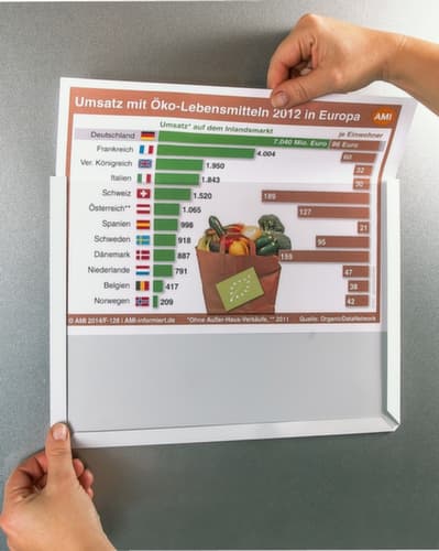 EICHNER Sichttafel, DIN A6, Rückseite magnetisch