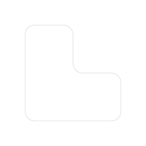 EICHNER Klebesymbol, L-Form, weiß
