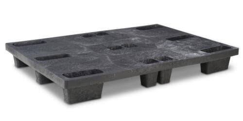 Kunststoff-Stapelpalette mit 9 Füßen