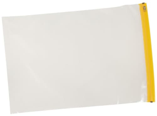 EICHNER Planschutztasche für Baupläne, transparent/gelb, DIN A0