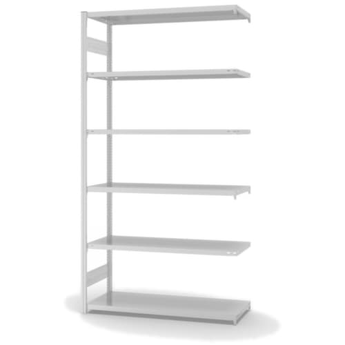 hofe Traversenregal in Standard Bauart, Höhe x Breite x Tiefe 2500 x 1310 x 535 mm, 6 Böden