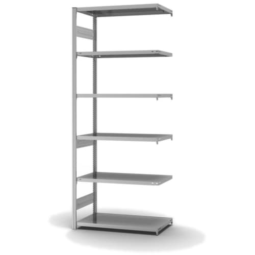 hofe Traversenregal in schwerer Bauart, Höhe x Breite x Tiefe 2500 x 1010 x 535 mm, 6 Böden