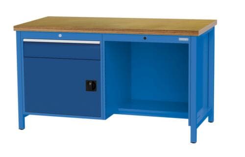 Bedrunka + Hirth Werkbank, 1 Schublade, 1 Schrank, 1/2 Ablageboden