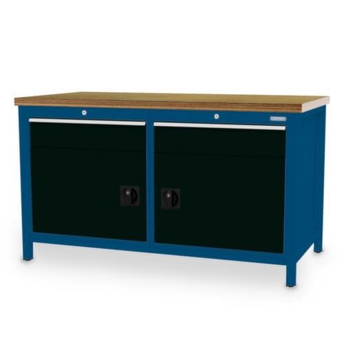Bedrunka + Hirth Werkbank, 2 Schubladen, 2 Schränke