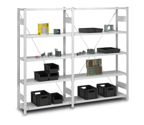 hofe ESD-Regal, Höhe x Breite x Tiefe 2500 x 1310 x 635 mm, 6 Böden