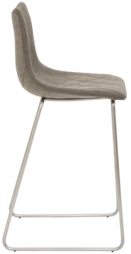 Mayer Sitzmöbel Barhocker mySOLO mit Kufengestell, Sitz vintage schlamm