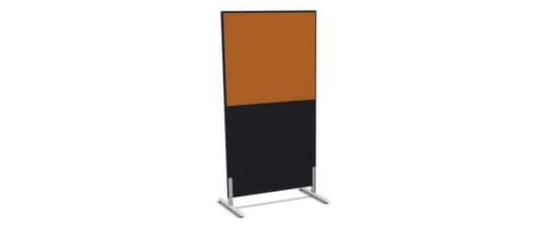 Nowy Styl Trennwand E10 aus Holz mit Stoffbespannung, Höhe x Breite 1545 x 800 mm