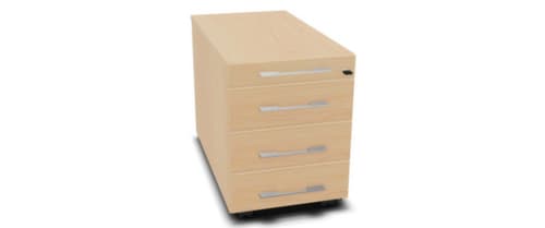 Nowy Styl Rollcontainer mit Soft-Close-System, 3 Schublade(n)