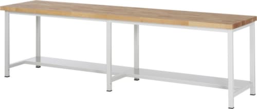 RAU Höhenverstellbare Werkbank Serie 8000, 1/2 Ablageboden