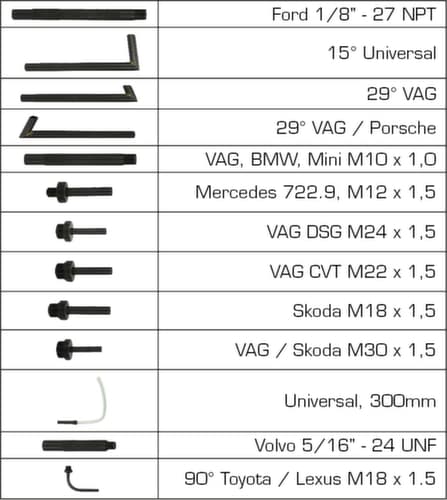 Brilliant Tools Getriebeöl-Füllgerät mit Adapter