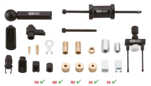 KS Tools Injektor-Düsen-Auszieher-Satz für VAG
