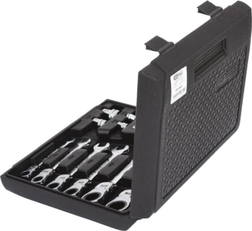 KS Tools GEARplus Gelenk-Ratschenringmaulschlüssel-Satz