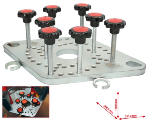 KS Tools Adapterplatte für Druckluft-Stand-Federspanner