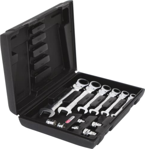 KS Tools GEARplus Gelenk-Ratschenringmaulschlüssel-Satz