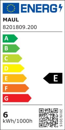 MAUL Dimmbare LED-Schreibtischleuchte MAULjazzy, Licht neutralweiß, weiß