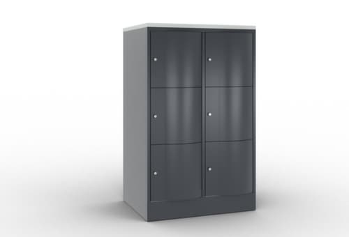C+P Schließfachschrank Resisto, 6 Fächer