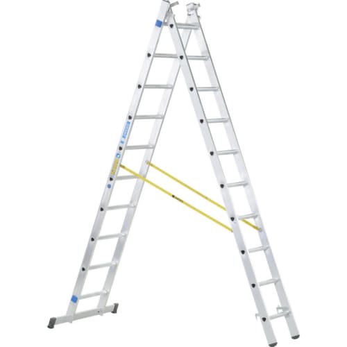 ZARGES Mehrzweck-Teleskopleiter Skymaster DX, 3 x 10 Dreieckssprossen