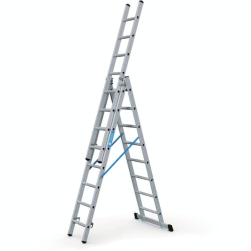 ZARGES Mehrzweck-Teleskopleiter Skymaster DX, 3 x 8 Dreieckssprossen